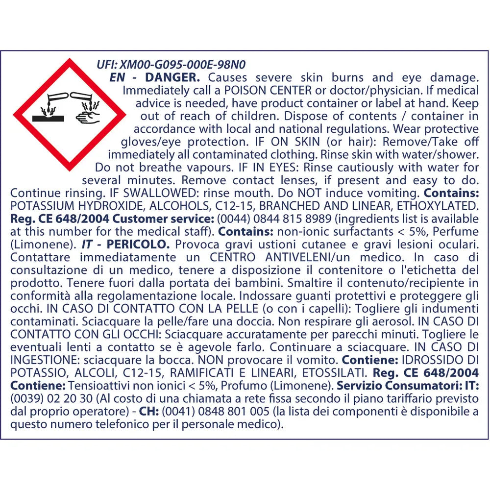 Sgrassatore Forno e Griglie professionale